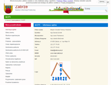 Tablet Screenshot of mopr.zabrze.magistrat.pl