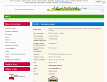 Tablet Screenshot of mpgk.zabrze.magistrat.pl